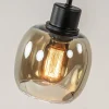 Outlet Straluma Klassieke 2-lichts tafellamp zwart met smoke glas