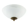 klassieke_plafondlamp_gev_0.webp Clearance Straluma Klassieke plafondlamp gevlamd glas met brons 30 cm