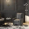 Hot Straluma Klassieke vloerlamp brons met wit gevlamd glas en dimbaar LED