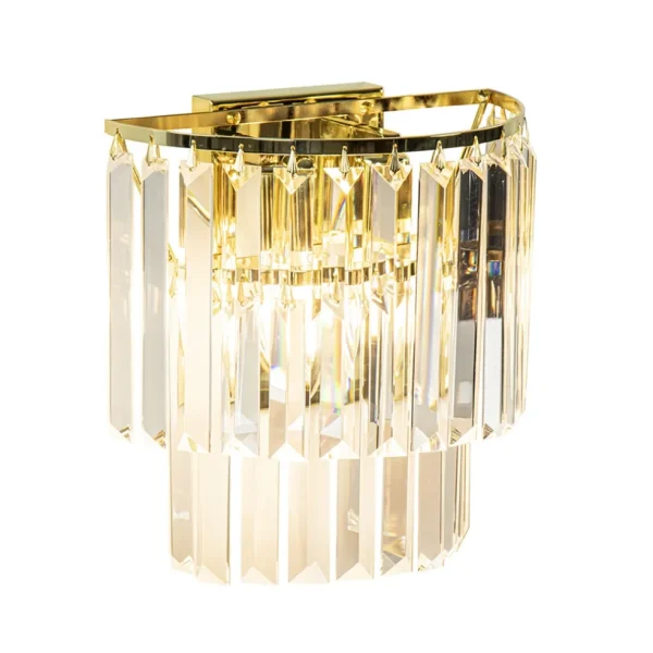 klassieke_wandlamp_goud_m_1.webp Store Straluma Klassieke wandlamp goud met helder glazen pegels