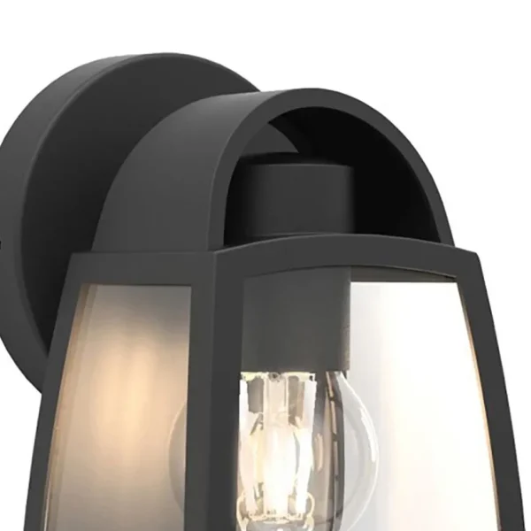 kleine_buitenlamp_lantaar_3.webp Flash Sale Straluma Kleine buitenlamp lantaarn wand mat zwart