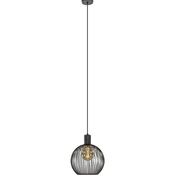 kleine_draad_hanglamp_mat_1-1.webp Clearance Straluma Kleine draad hanglamp mat zwart 30 cm