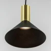 Store Straluma Kleine hanglamp driehoek zwart met brons