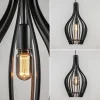 kleine_hanglamp_kegel_hou_3.webp Online Straluma Kleine hanglamp kegel houten lamellen zwart