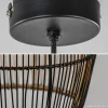 Sale Straluma Kleine hanglamp Meya zwart met goud draad