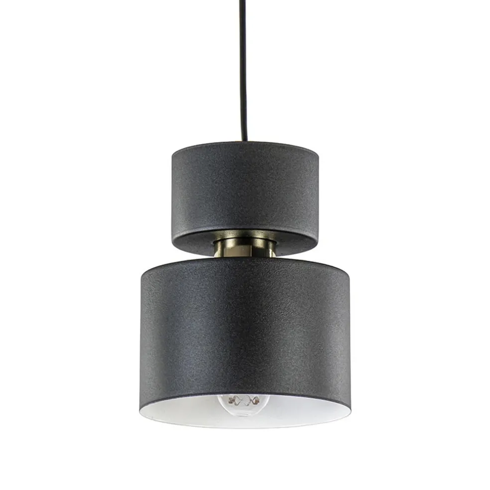 kleine_hanglamp_zwart_met_0.webp Flash Sale Straluma Kleine hanglamp zwart met goud accent