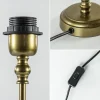 Discount Straluma Kleine lampvoet Ramses antiek brons