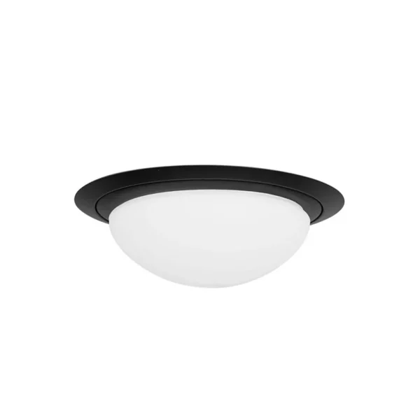 kleine_led_plafondlamp_zw_0.webp Best Sale Straluma Kleine LED plafondlamp zwart met wit glas IP44