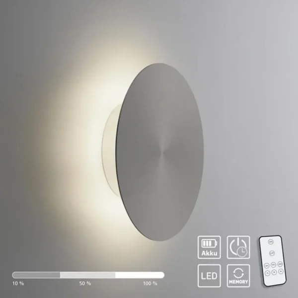 kleine_led_wandlamp_op_ac_1.webp Flash Sale Straluma Kleine LED wandlamp op accu grijs