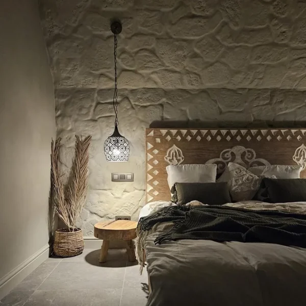 kleine_oosterse_hanglamp__4.webp Outlet Straluma Kleine oosterse hanglamp Kadiri brons