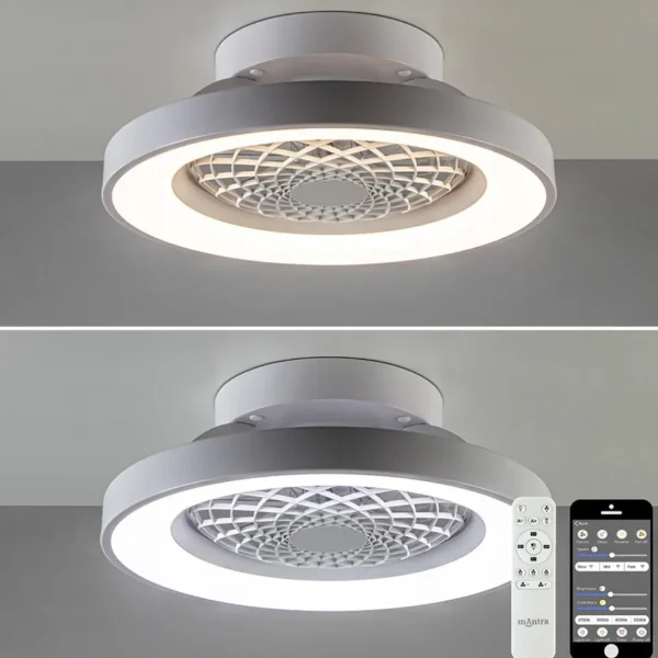 kleine_plafondventilator__1.webp Outlet Straluma Kleine plafondventilator wit inclusief LED
