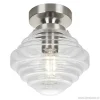 Online Straluma Kleine stalen plafondlamp glas helder
