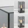 Online Straluma Kleine tafellamp Askjer zwart met smoke glas