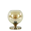 kleine_tafellamp_goud_met_0.webp Online Straluma Kleine tafellamp goud met amber kleurig glas