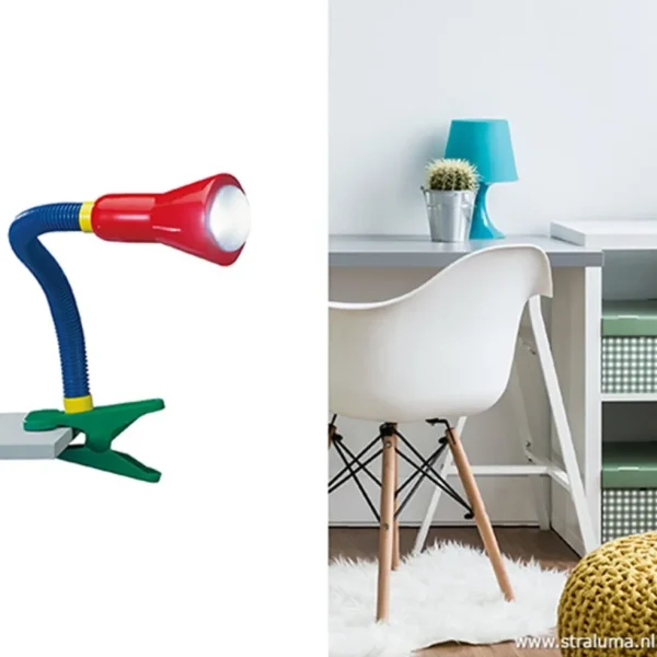 klemlamp_kinderkamer_rood_4.webp Best Sale Straluma Klemlamp kinderkamer rood/blauw/groen