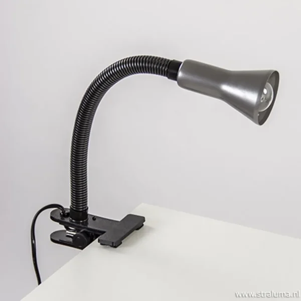 klemplamp_bureautafel_zwa_3.webp Discount Straluma Klemplamp bureau/tafel zwart zilvergrijs