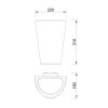 Cheap Straluma Kunststof buitenlamp wit IP54