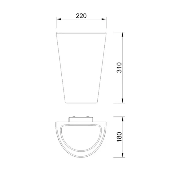 Cheap Straluma Kunststof buitenlamp wit IP54