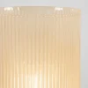 Online Straluma L&L grote ribglas tafellamp peach op batterijen Phoebe
