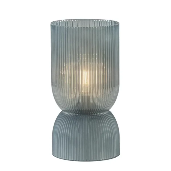 Best Sale Straluma L&L tafellamp op batterijen Phoebe blauw-grijs groot