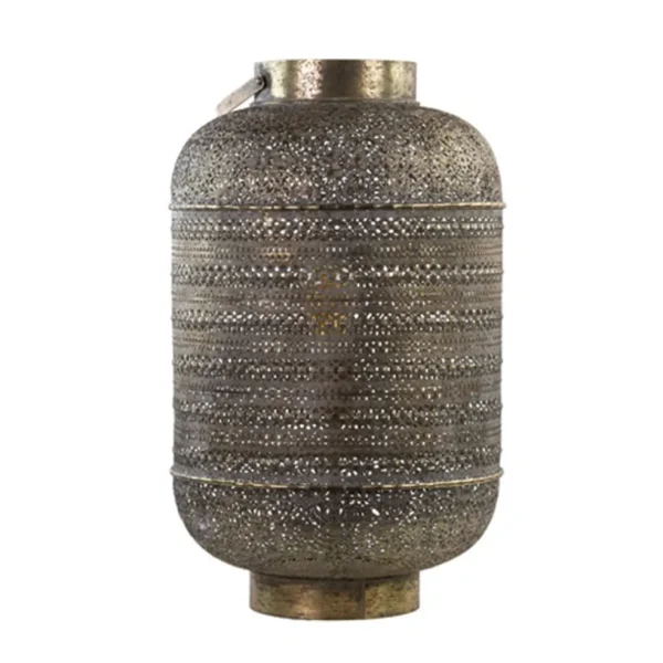 Clearance Straluma L&L tafellamp UDUPI bruin-goud Oosters
