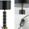 Shop Straluma Lampvoet Azoyu zwart/brons exclusief kap