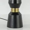 lampvoet_ilvar_zwartmat_g_1.webp Fashion Straluma Lampvoet Ilvar zwart/mat goud z/kap