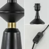 lampvoet_ilvar_zwartmat_g_2.webp Fashion Straluma Lampvoet Ilvar zwart/mat goud z/kap