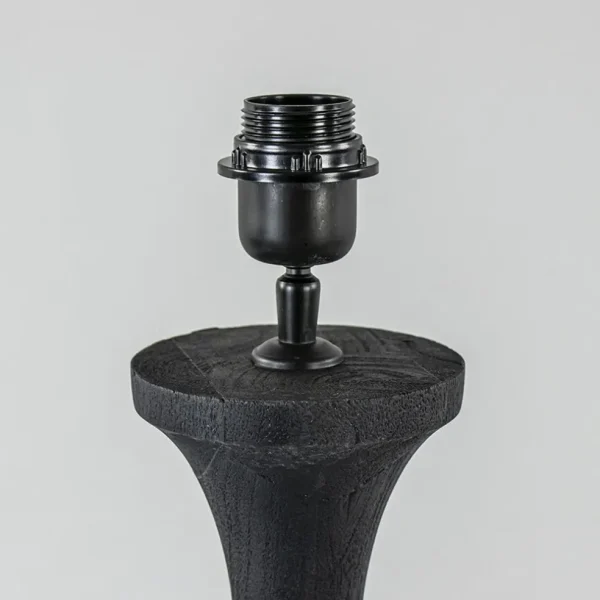 Cheap Straluma Lampvoet Nicolo zwart hout exclusief kap