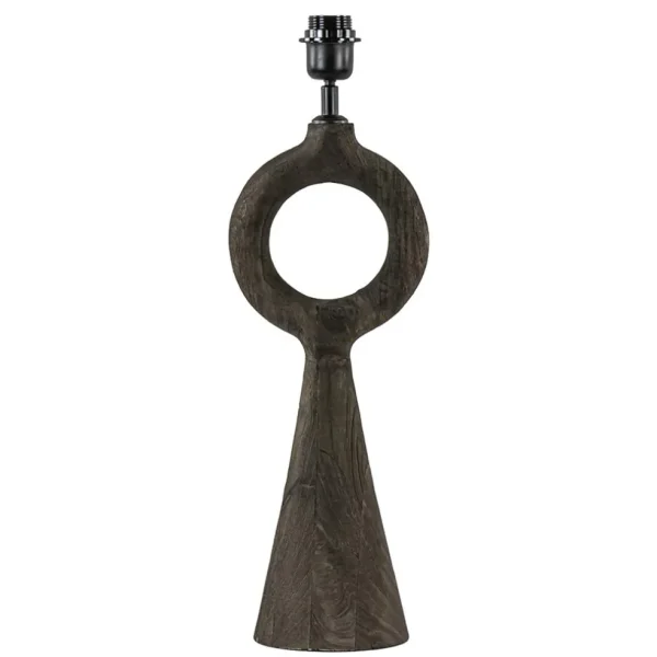 lampvoet_sabuli_hout_donk_0.webp Hot Straluma Lampvoet Sabuli hout donker bruin excl. kap