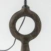 lampvoet_sabuli_hout_donk_1.webp Hot Straluma Lampvoet Sabuli hout donker bruin excl. kap