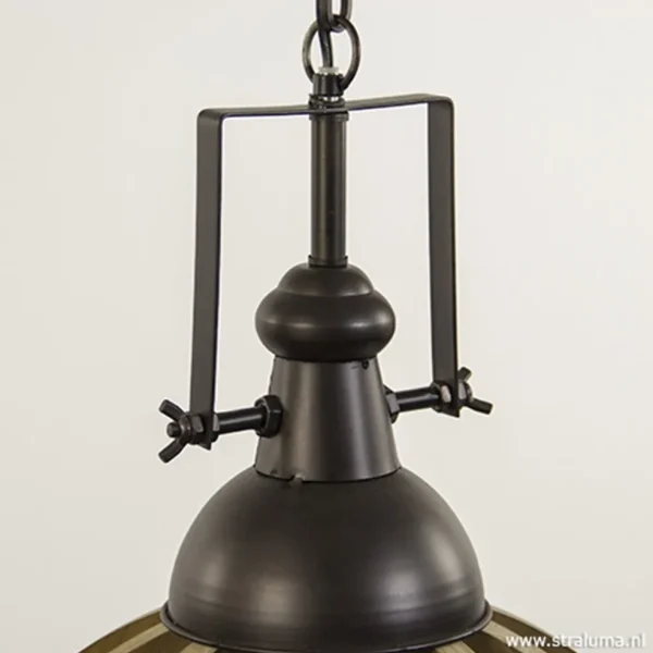 Cheap Straluma Landelijk hanglamp Djem hout/zink