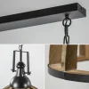 Store Straluma Landelijk industriële 2-lichts hanglamp hout/zink