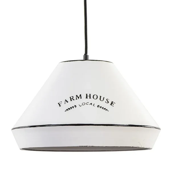 landelijke_hanglamp_farm__0.webp New Straluma Landelijke hanglamp farm house wit met zwart Ø32 cm