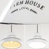 landelijke_hanglamp_farm__3.webp New Straluma Landelijke hanglamp farm house wit met zwart Ø32 cm