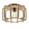 landelijke_plafondlamp_ru_1.webp Online Straluma Landelijke plafondlamp ruw hout mat zwart