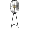 landelijke_vloerlamp_toah_0.webp Best Straluma Landelijke vloerlamp Toah mat zwart met brons