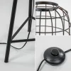landelijke_vloerlamp_toah_2.webp Best Straluma Landelijke vloerlamp Toah mat zwart met brons