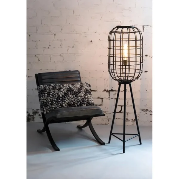 landelijke_vloerlamp_toah_4.webp Best Straluma Landelijke vloerlamp Toah mat zwart met brons