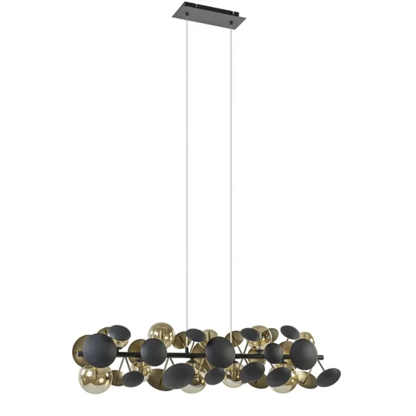 langwerpige_hanglamp_grij_0.webp Fashion Straluma Langwerpige hanglamp grijs/goud + amber glas