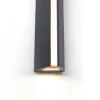 Store Straluma Langwerpige zwarte buitenlamp up+down en front