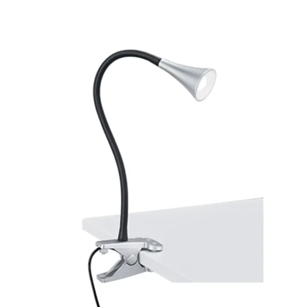 led_klemlampklemspot_zwar_0.webp Online Straluma LED klemlamp/klemspot zwart met zilver