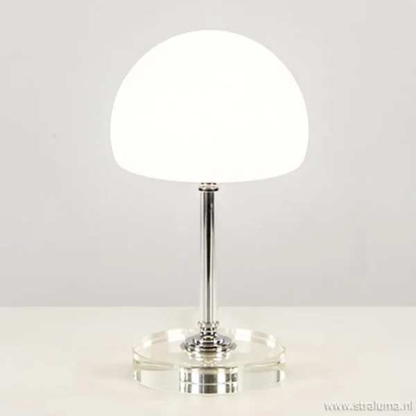 led_tafellamp_chroomopaal_1.webp Shop Straluma LED tafellamp chroom/opaal glas dimbaar