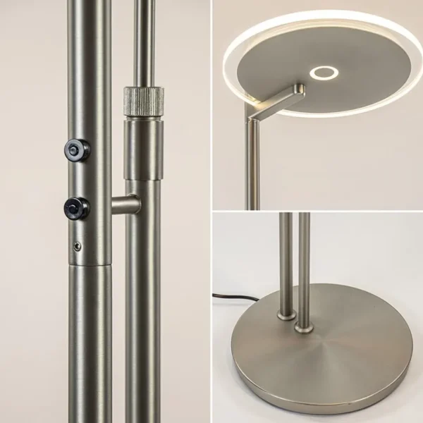 Flash Sale Straluma LED vloerlamp staal met uplighter en helder glas