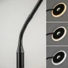Best Straluma LED vloer/leeslamp mat zwart metaal verstelbaar