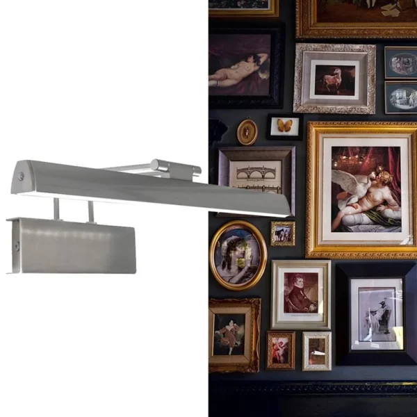 Cheap Straluma LED wandlamp schilderij geborsteld staal dimbaar