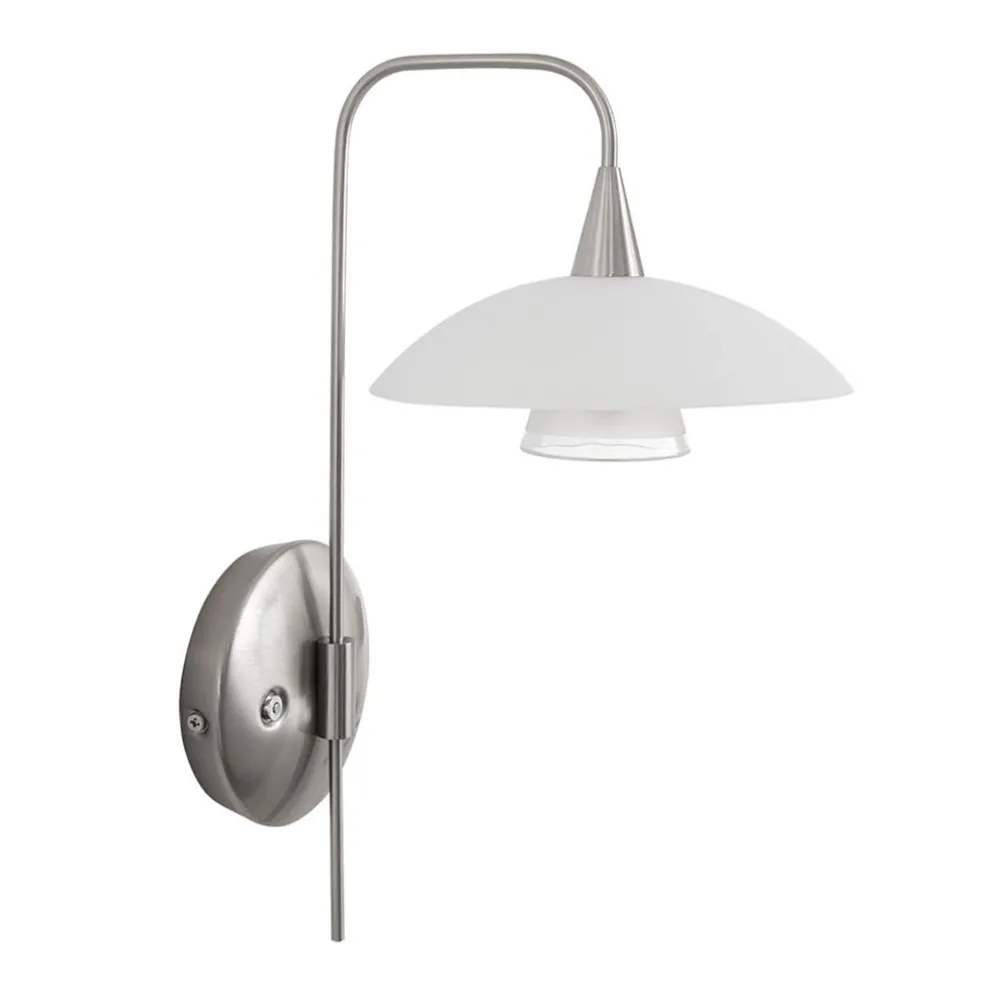 led_wandlamp_staal_met_gl_0.webp New Straluma LED wandlamp staal met glas inclusief snoer