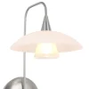New Straluma LED wandlamp staal met glas inclusief snoer