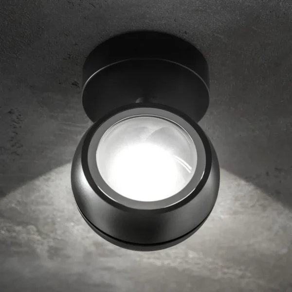 led_wandlamp_updown_nauti_2.webp Discount Straluma LED wandlamp up+down Nautilus Mini zwart verstelbaar