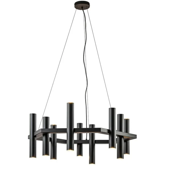 lichts_design_hanglamp_ho_1.webp Discount Straluma 12-Lichts design hanglamp 6-hoekig mat zwart